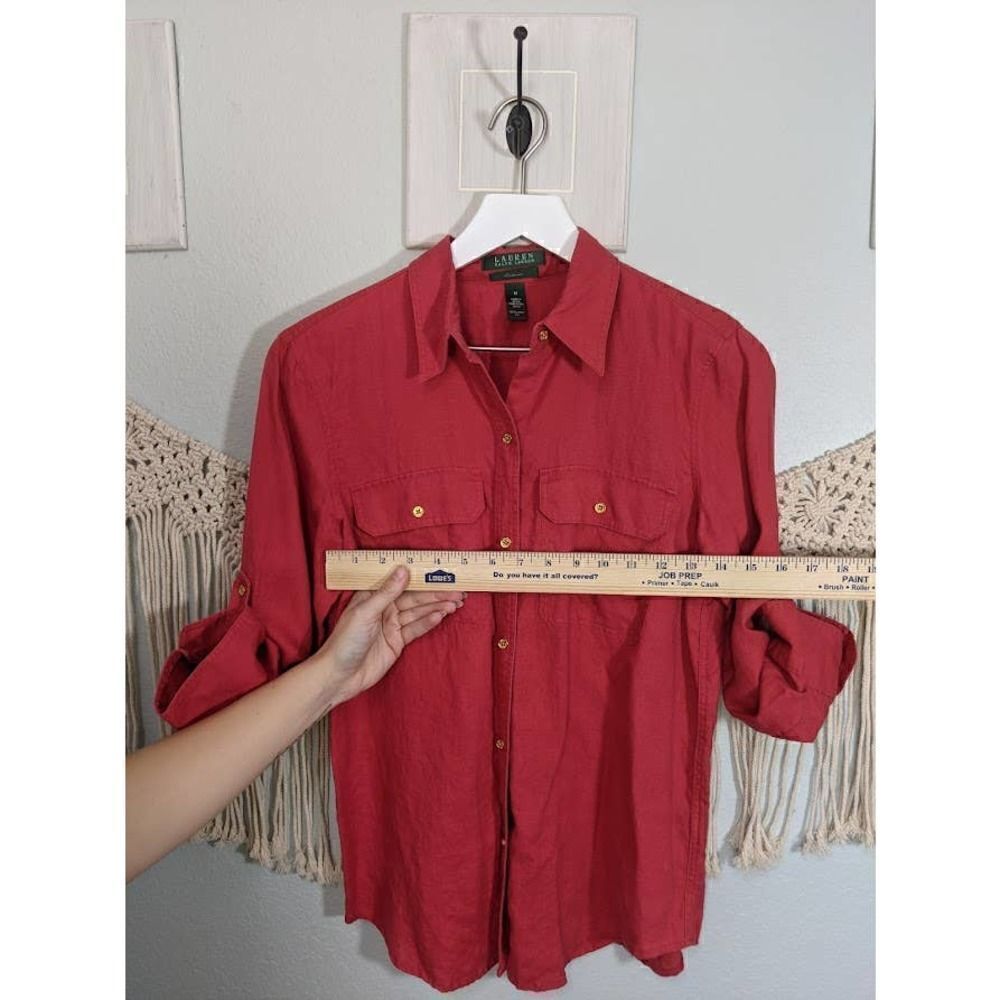 Ralph Lauren Red Button Up - Picture 8 of 10